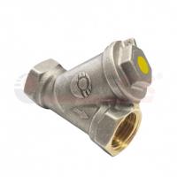 Фильтр сетчатый для ГАЗА 1/2" ВР/ВР латунный под пломбу НИКЕЛИР-Й VALFEX 46Б5фт (120/30)